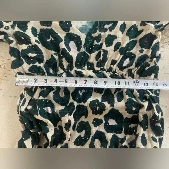 Anthropologie PQ Solan Maxi Swim Dress in Beige/Green Size XS/Small - Picture 11 of 15